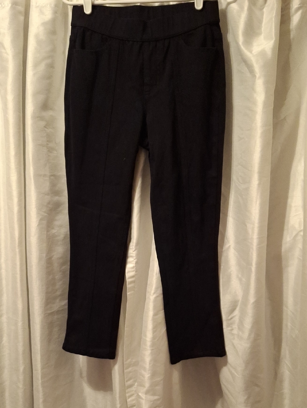 Isaac Mizrahi Black Stretch Trousers